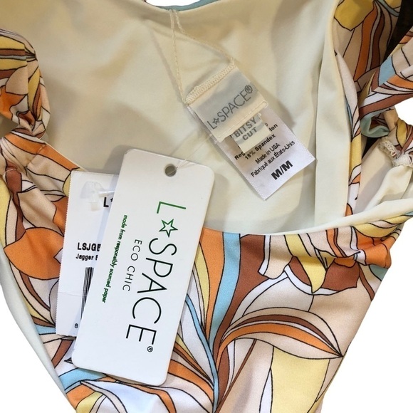 NWT l Space Floral Bikini Bitsy Cut Medium - Picture 6 of 7